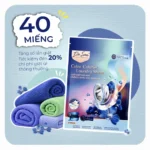 Giấy hút màu Dr.Sera hương phong lan 40 miếng mỗi gói, tiết kiệm chi phí giặt ủi
