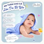 Giấy giặt hút màu Dr.Sera hương phong lan an toàn cho làn da nhạy cảm của bé