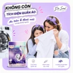 Giấy giặt Dr.Sera chống tích điện quần áo, giữ màu, mềm mại và hương lavender thư giãn