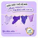 Giấy giặt thế hệ mới Dr.Sera giảm lượng bọt, tiết kiệm nước, giải pháp giặt ủi xanh