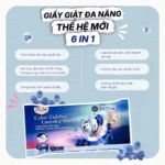 Dr.Sera - Giấy giặt đa năng 6 trong 1 thế hệ mới