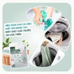 Giấy hút màu Dr.Sera dùng được cho giặt tay, máy giặt cửa trước và máy giặt cửa trên