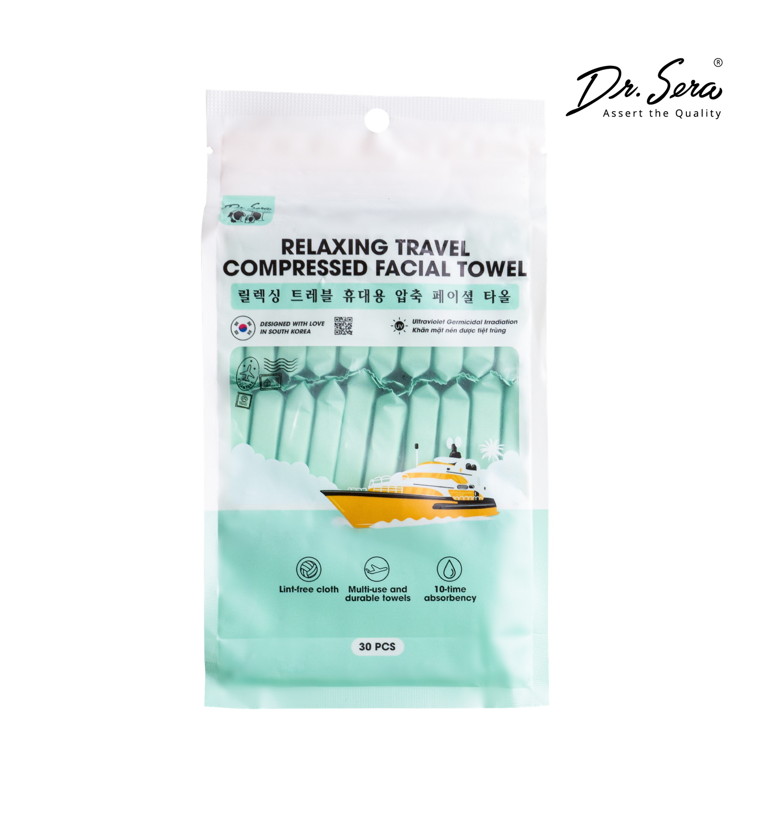 khan-mat-nen-drsera-relaxing-travel-compressed-facial-towel