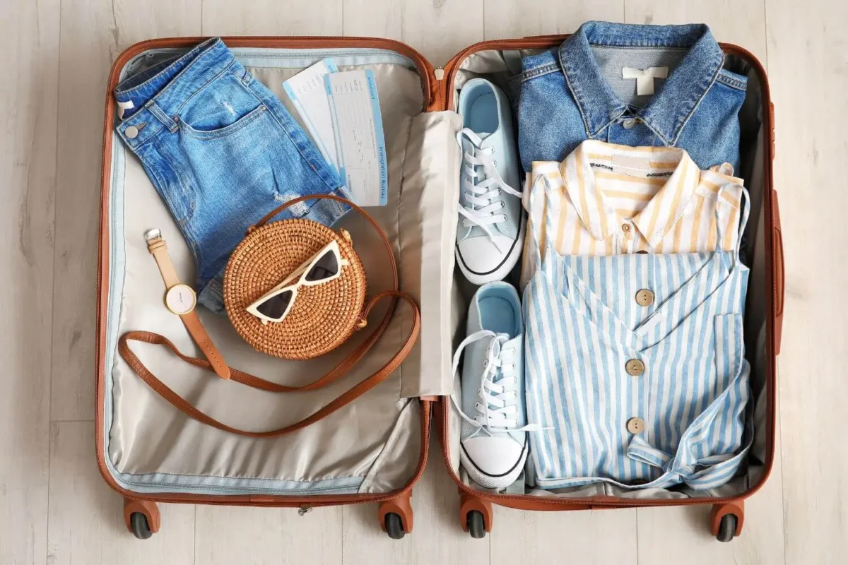 folded-clothes-in-open-suitcase